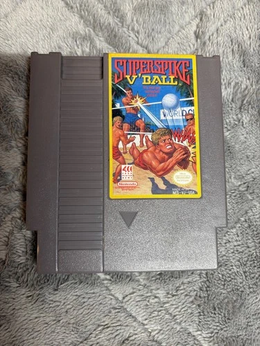 Super Spike V'Ball (NES 1990) Cart with Sleeve only.