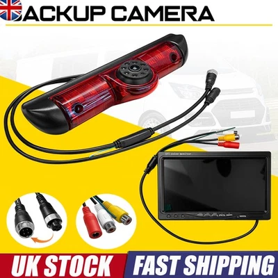Rear View Reversing Camera Kit HD Monitor For Ducato Relay Boxer Night Vision Uk - Image 1 of 4