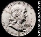 1963-D Silver Franklin Half Dollar - Splotchy  Choice Gem Brilliant Unc  #G8228