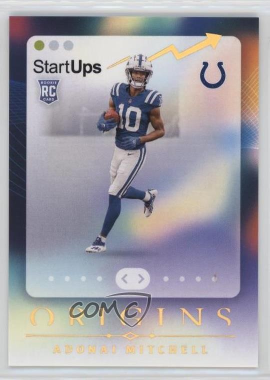 2024 Panini Origins Start-Ups Adonai Mitchell #12 Rookie RC 1k1b