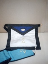 TABLIER FRANC MACON MAITRE SECRET 4° REAA - panoplie complête