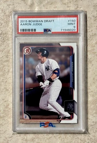 2015 Bowman Draft Aaron Judge Yankees PSA 9 Mint #150