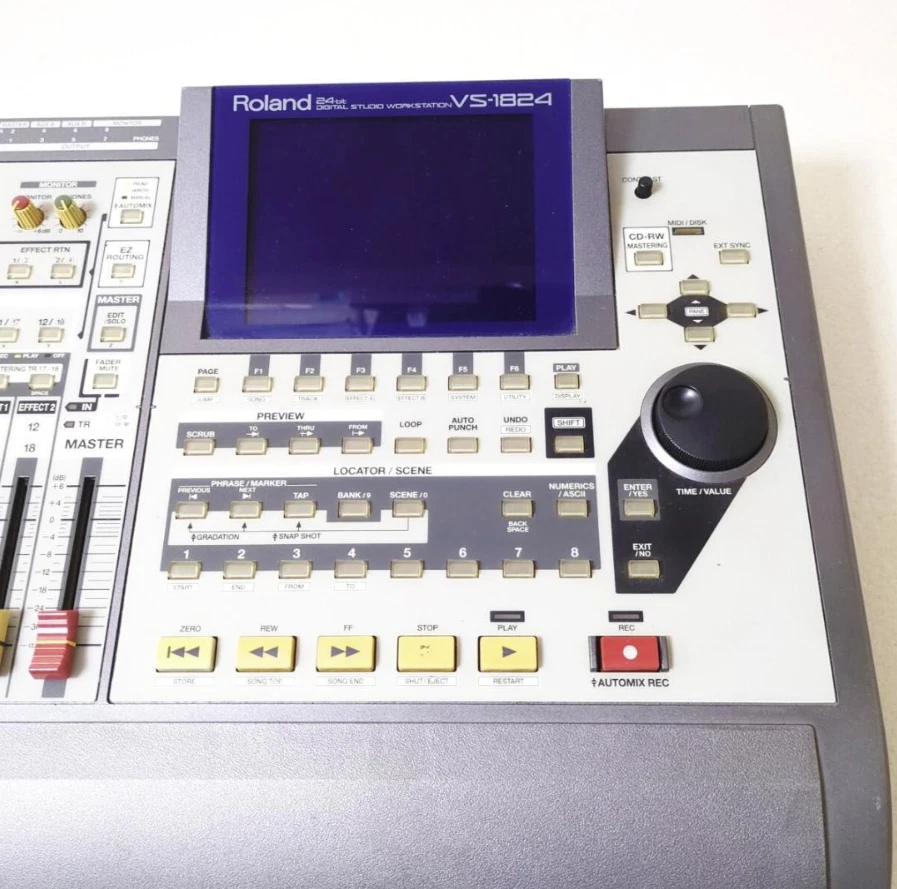 Roland VS-1824CD DIGITAL STUDIO WORKSTATION 24-bit 18-track AC100V 50/60Hz 36W - Image 4 of 4