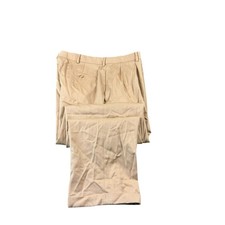 Polo Ralph Lauren VTG Brown Pure Wool Pleated Men  s Trouser Size 36x33