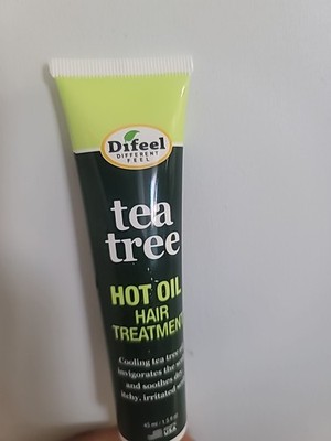 Difee Tea Tree Hot Oil Hair Treatment  Cooling Tea Tree Oil Invigorates The Calp