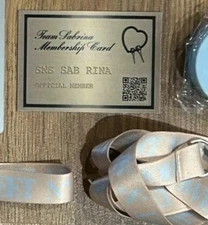 Sabrina Carpenter Short N Sweet Tour official VIP membership card and lanyard