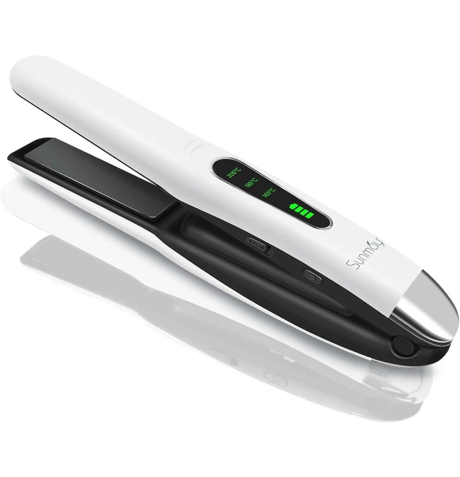 Small Portable Hair Straighteners And Curler Titanium Flat Iron Curling Wand 205 - Image 3 of 4