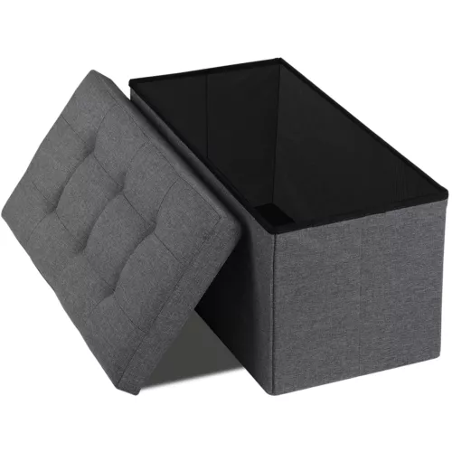 Storage Ottoman Bench Foot Rest Stool for Bedroom Entryway Living Room - Picture 30 of 90