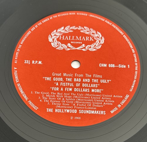 Vinyl LP. The Hollywood Soundmakers "Great Music From The Films" 1968 CHM 608 EX - Picture 4 of 6