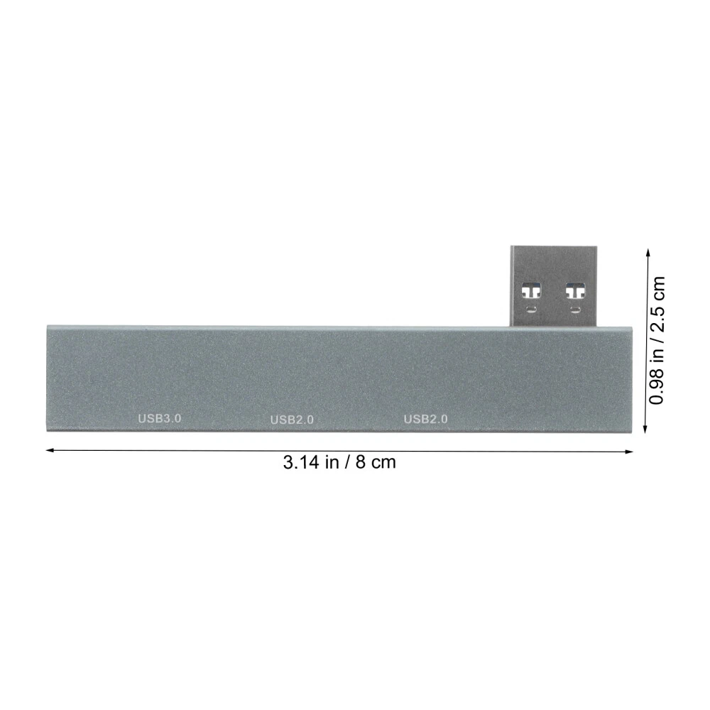 1PC 3-Port USB Hub Expander for Laptop & Notebook Multi-Port Extension