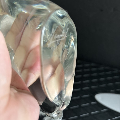 Vintage Murano Licio Zanetti signiert mundgeblasen Glas Fisch Skulptur Figur 8,5' - Bild 10 von 11
