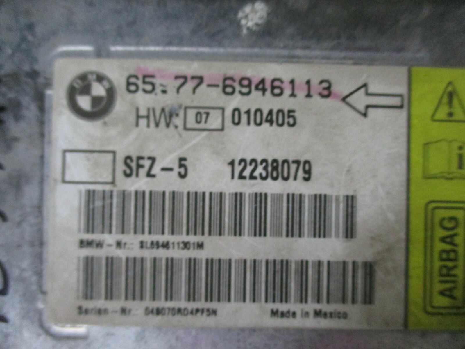 04-06 BMW E60 5 Series ECU Airbag Gateway Module Control Unit  