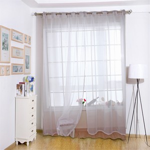 Voilage Blanc à œillets en Gaze Décoration pour Porte ...