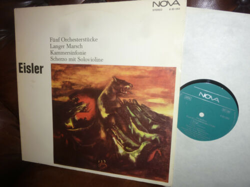 Hans Eisler Fünf Orchesterstücke Palm Pommer DDR NOVA Stereo 8 85 093 LP 1975 - Bild 1 von 3