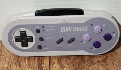 Akklaim Dual Turbo Controller for Super Nintendo SNES Controller