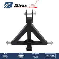 3 Point 2'' Trailer Receiver Hitch Tow Drawbar Category 1 Tractor Adapter New
