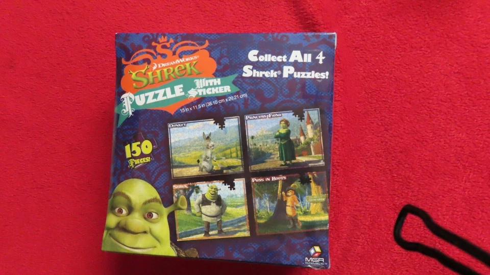 Shrek Puzzle With Sticker New In Box - Image 3 of 4