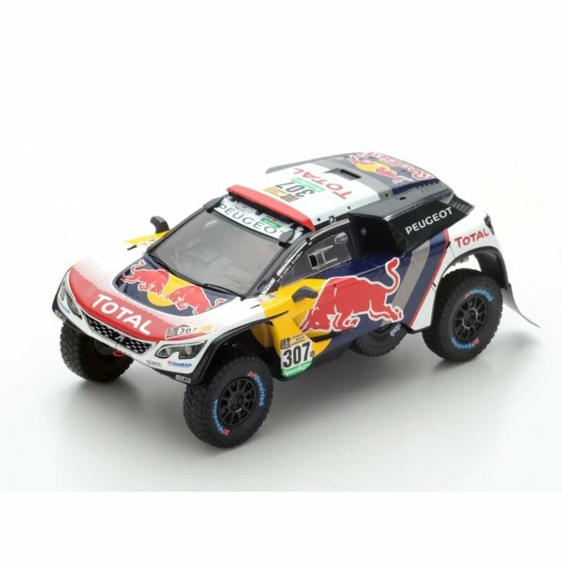 Spark S5612 1/43 Peugeot 3008 DKR #307 3rd Dakar 2017 C. Despres / D. Castera