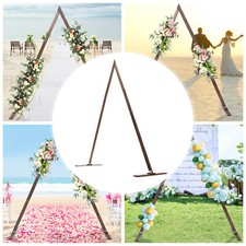8.2ft Vintage Wood Wedding Arch Backdrop Flower Stand Rack Background Decor Prop