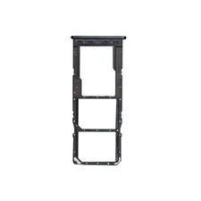 SIM microSD Card Tray Dual for Samsung Galaxy A32 Black Cell Phone Repair Part