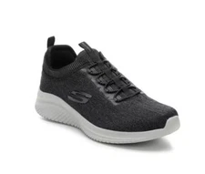 Skechers Shoes Men Black Slip on Memory Foam Sport Walk Light weight Mesh 232338