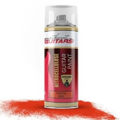 Fiesta Red Nitrocellulose Guitar Paint / Lacquer 400ml