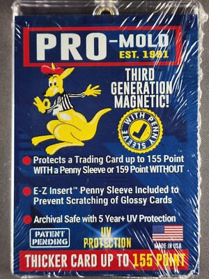 18x Pro Mold MH155SAB 3rd Gen w/ Sleeve 155pt Magnetic Card Holder One Touch