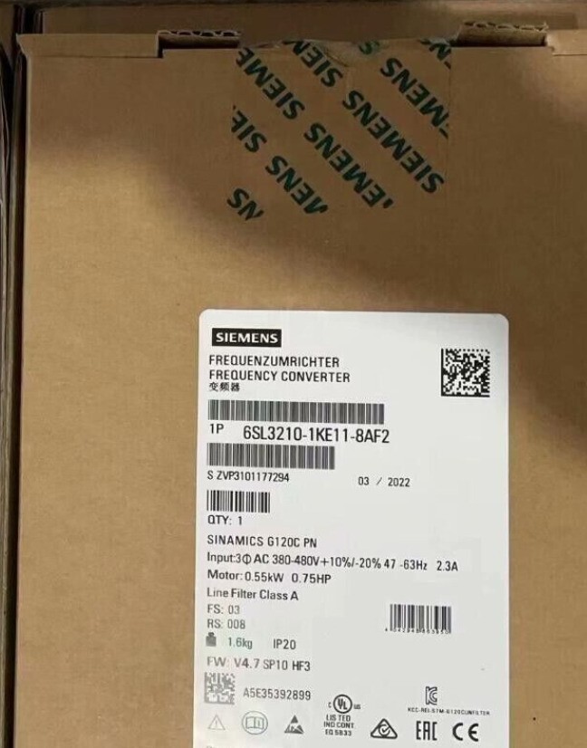 6SL3210-1KE11-8AF2 New Siemens A-level Filter Version 6SL3210