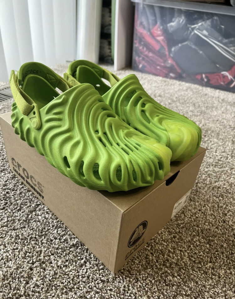 Crocs Pollex Clog by Salehe Bembury - Crocodile Green - UK9 | US10