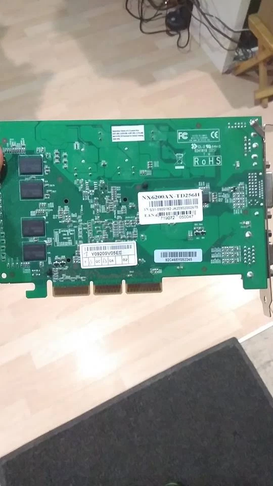 MSI NX6200AX 256MB DDR2 AGP8X RARE !!! - Image 2 of 4