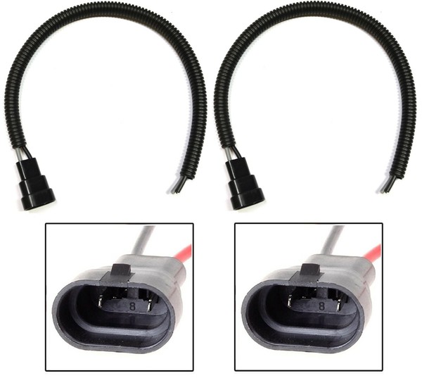 Draht Zopf Stecker VerläNgerung 9006 HB4 Zwei Gurt Nebel Licht Anschluss Birne-image