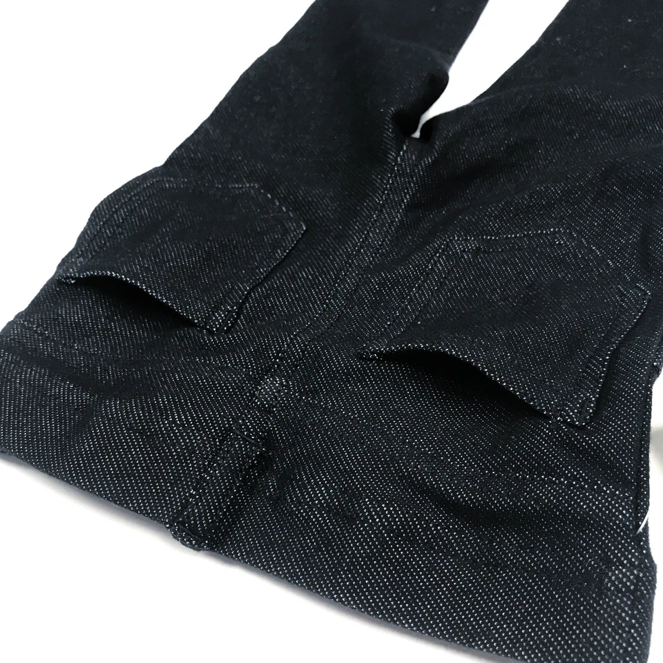 First Impressions Baby Girl Size 6-9M Denim Pull-On Jeggings Deep Black - Image 4 of 4