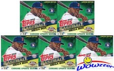 (5) 2016 Topps Chrome Update Baseball EXCLUSIVE Factory Sealed MEGA Box-Loaded!
