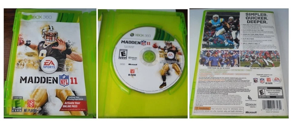Xbox 360 Video Game Lot - 7 Games - Assassins Creed/Madden11/Grand Theft V/Adven - Image 3 of 4
