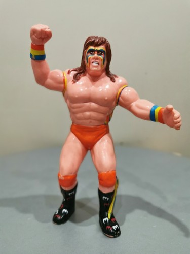 WWF Ultimate Warrior 1989 LJN Grand Toys Black Car...
