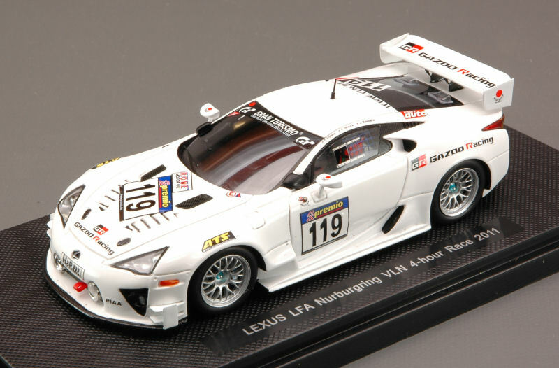 Lexus LFA #119 Nurburgring VLN Race 2011 1:43 Model EBBRO | eBay
