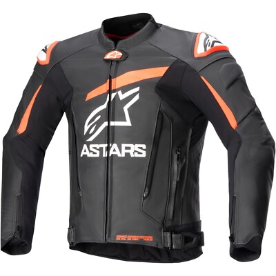 Alpinestars Giacca Da Moto Uomo 54 GP Plus V4 Nero-Fluorescente-Bianco 