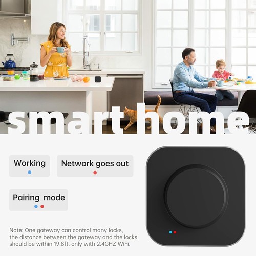 WiFi Smart Door Lock Deadbolt Fingerprint Keyless Entry Digital Keypad Bluetooth - Picture 23 of 25