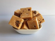 MKS FOOD - Rum & Raisins Fudge - 400g - UK seller
