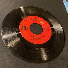 BOB DYLAN  Lay Lady Lay  45 RPM  COLUMBIA 44926  NEAR MINT+  1969
