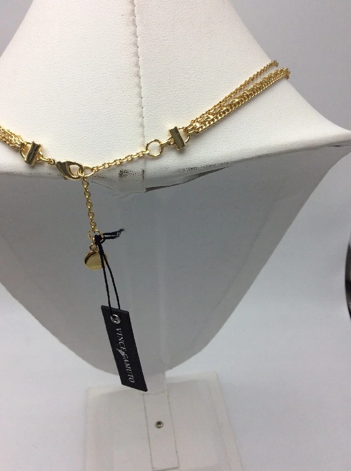 $48 Vince Camuto Collar Cuerno Multicapa Tono Dorado VC 64 Foto 4 de 4