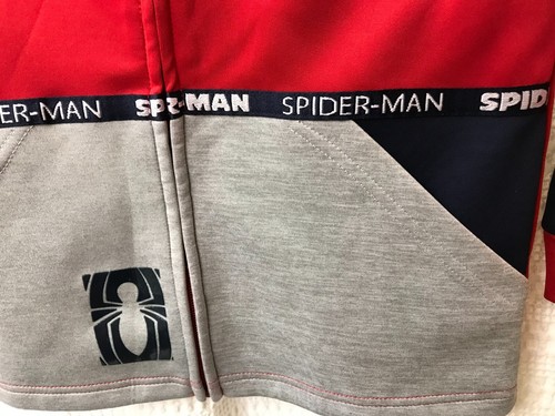 Spiderman Youth Boys Size 7 Activewear Red Spiderman Full-Zip Hoodie - Picture 6 of 10