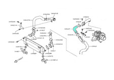 Turboschlauch Ladeluftschlauch für Nissan Qashqai +2 I 2.0 dCi 14463JD70B