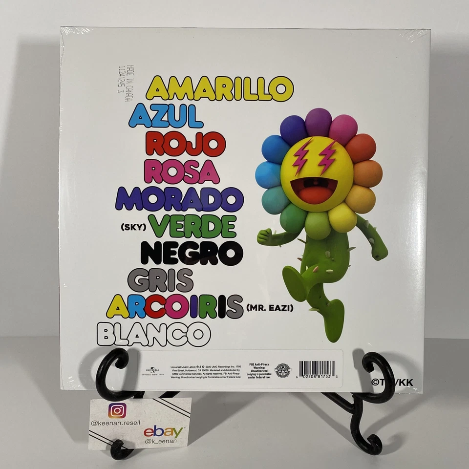 J Balvin - Colores 2LP Picture Disc Vinyl Record - Brand New & Sealed! - Image 3 of 3
