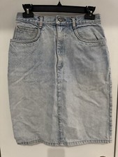 Vintage Bill Blass Blue Jean Skirt
