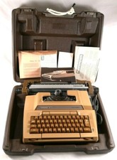 Vintage 1980's SMITH CORONA CORONET XL Electric Typewriter original case  thumbnail