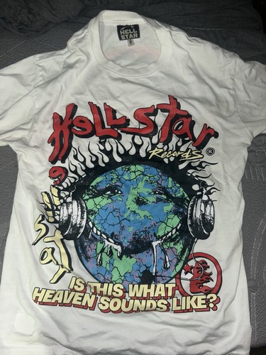 Hellstar White “Is This What Heaven Sounds Like On Earth”  Tee