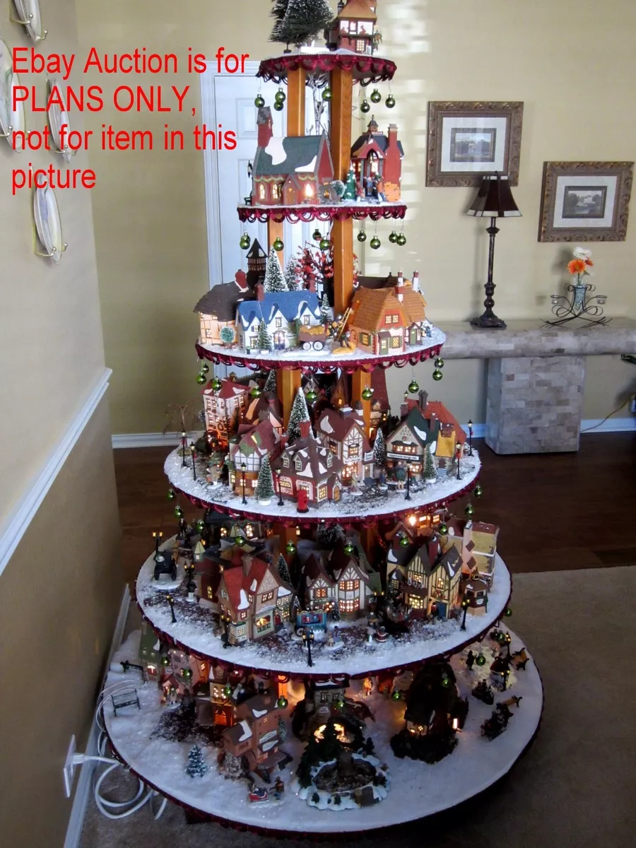HOW TO BUILD Village Display Stand Dept 56 Lemax Christmas