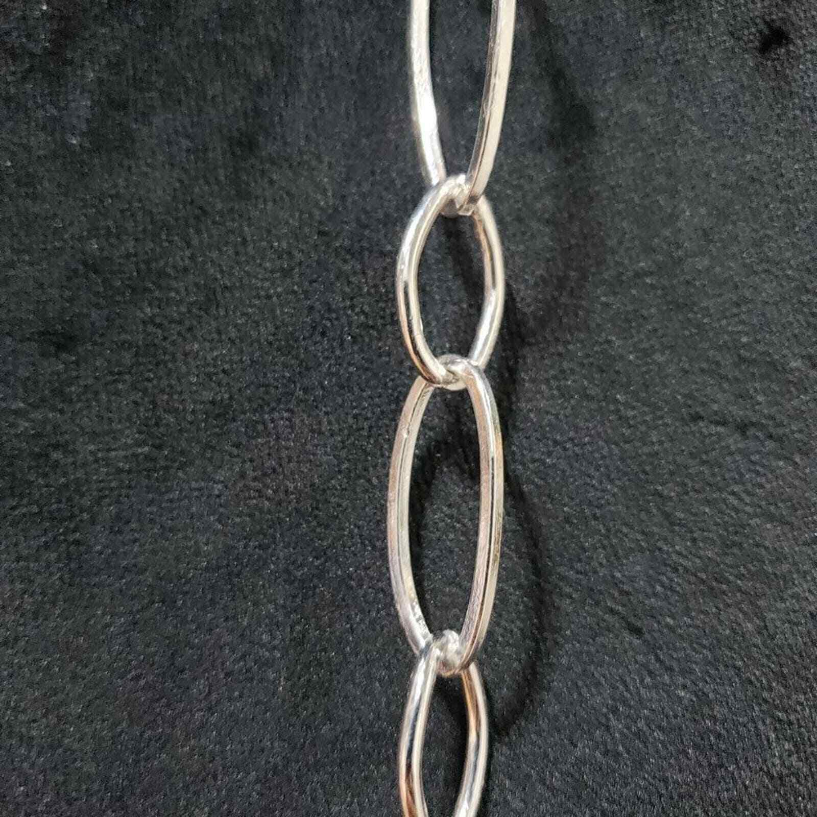 Women's Solid Multilayer Silver Link Chain Stylis… - image 3