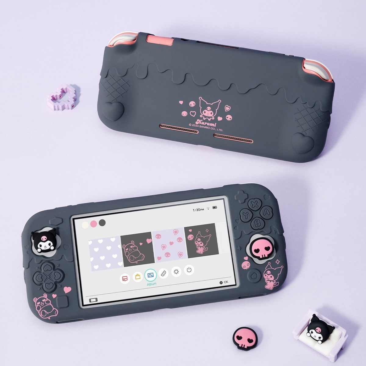 Silicone Protective Case for Nintendo Switch LITE with 2PCS Thumb